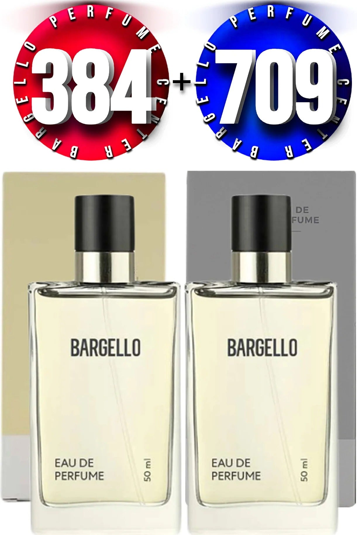 Bargello 384 Kadın Parfüm Floral 50 Ml EDP + Bargello 709 Erkek Parfüm Oriental 50 Ml EDP