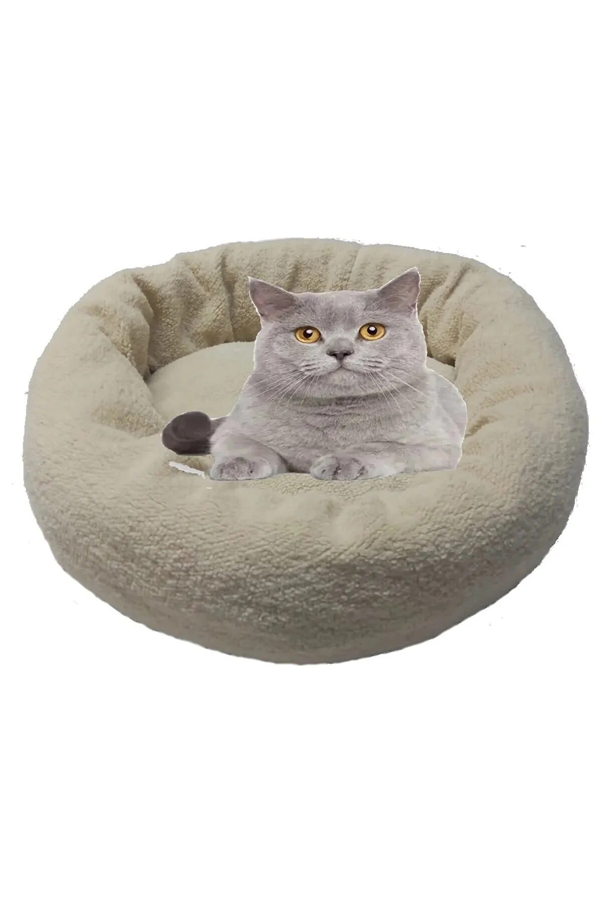 Peluş Yumuşak Kedi Yatağı - Köpek Yatağı Minder Tüysüz