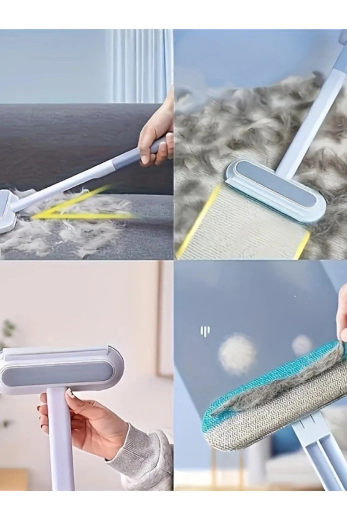 Patiroll Kedi-kopek Tüy Temizleme Sihirli Fırça....4ü1 Arada koza gift