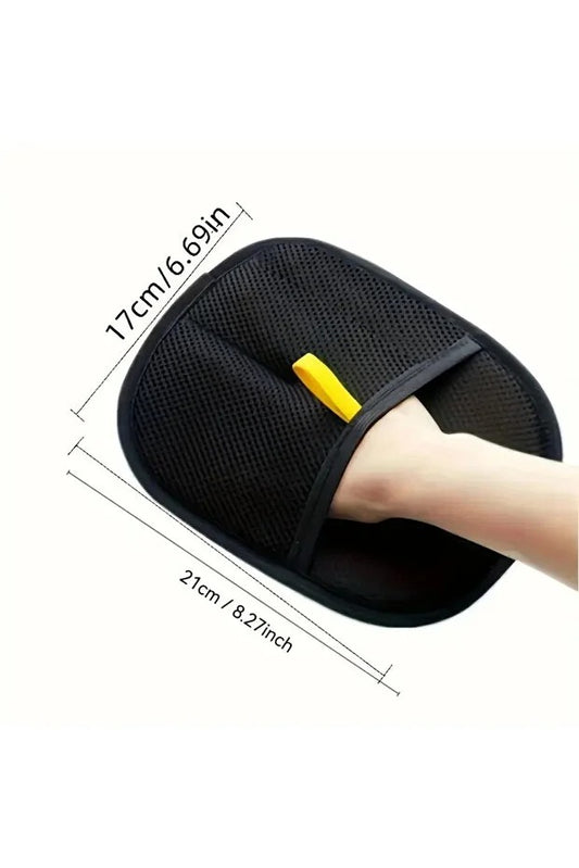 LevraShop Çift Taraflı Statik Kedi Köpek Tüy Temizleme Eldiveni  24x18 cm