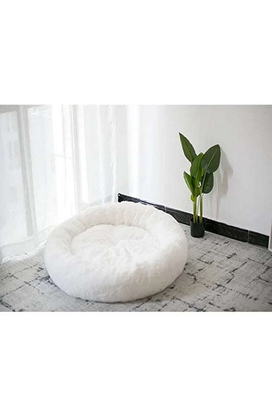 Peluş Yumuşak Kedi Yatağı - Köpek Yatağı Minder Tüysüz