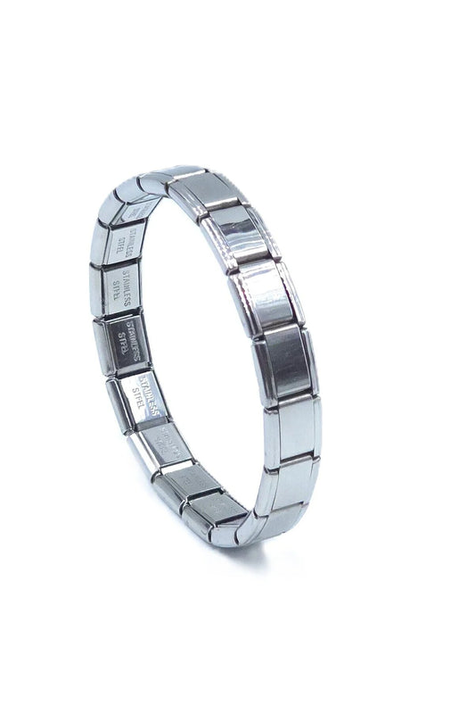 Italyan Charm Bileklik Paslanmaz Çelik Silver Unisex Mix Bileklik