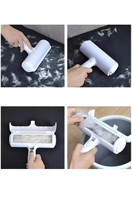 Hazneli Kedi Köpek Tüy Temizleyici Kıl Toz Toplayıcı Kazak Halı Tiftik Temizleyici Gırgır 2 Yönlü